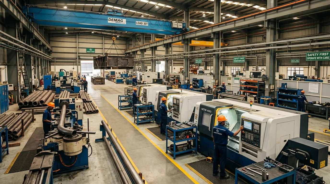 Ambika Engineering Works manufacturing facility in Rajkot